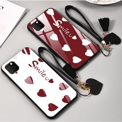 갤럭시 노트20 노트20울트라 하트 유광 소프트 스트랩 젤리 휴대폰 핸드폰 케이스 aaxy note20 note20utra case