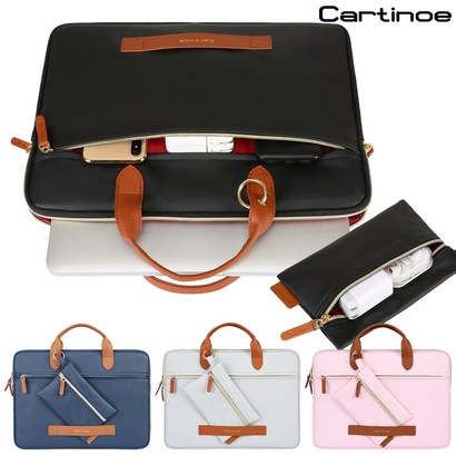Cartinoe 맥북 삼성 노트북 파우치 가방 13 15 156 인치