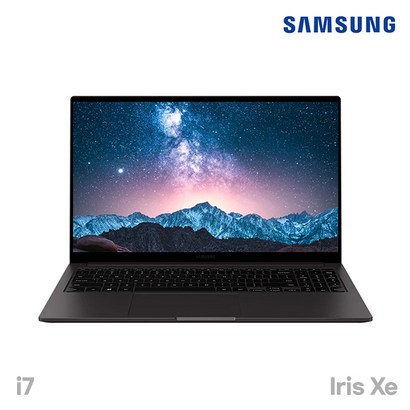삼성전자 2022 갤럭시북 2 156 3TB NT550XED-K78A S5 코어i7 B WIN11 Hoe 재택근무 학습용 노트북