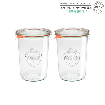 WECK 기본형 고무링&클립 2개
