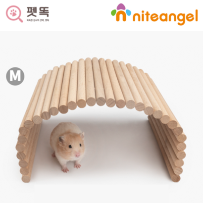 나이트엔젤 햄스터 울타리 브릿지 공간분리 자연주의 집꾸미기 리뷰후기