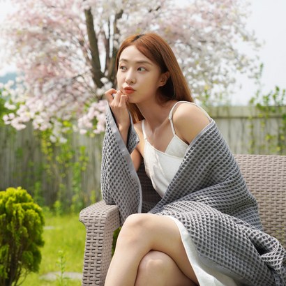대형 와플비치타올 바스타올 물놀이수건 캠핑수건 샤워가운