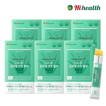 기타 이뮤니티 알로에 면역젤리 6박스