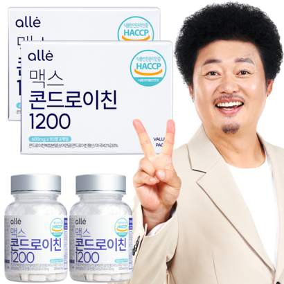 콘드로이친 1200 관절 알레 엔 앤 식약처 인증 90정 추천 윤택 효능