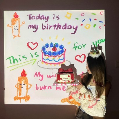 어썸리브 생일축하 미니빔 어린이 생일파티 현수막 배경 꾸미기 홈파티 셀프 만삭사진