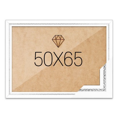 보석십자수액자 50x65 고급형 그레이스 화이트