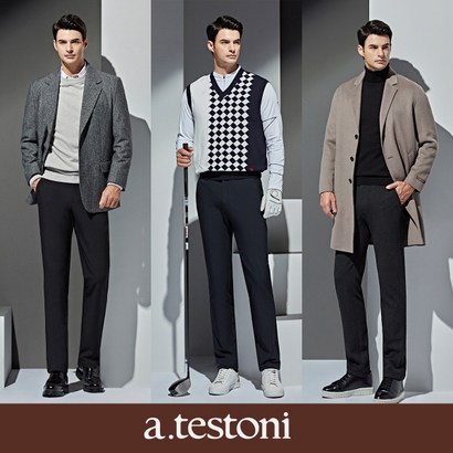 atestoni 아테스토니 스트레치 기모팬츠 3종세트 남성