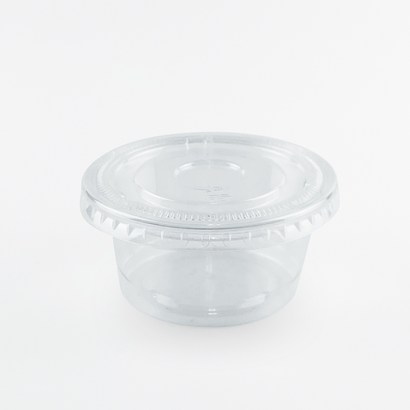 서비스용기 62파이/74파이 투명 소스컵_플랫/돔형 뚜껑선택 ET 용기뚜껑세트