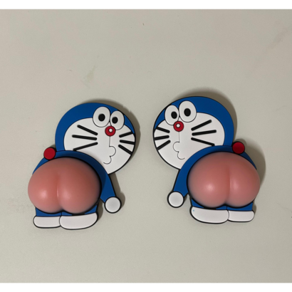 식객매점 차량용 도어가드 문콕 방지 귀여운캐릭터 짱구엉덩이 스티커 말랑말랑한 문콕방지 도어가드
