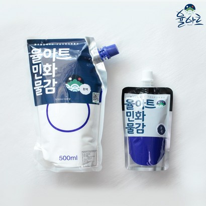 율아트 민화물감 흰색 분 대용량 한국화 수채화 원데이 분채 채색 전통 물감