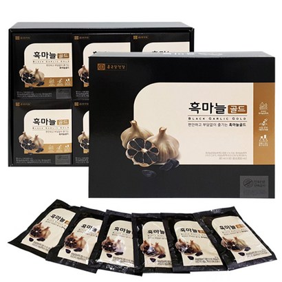 종근당건강 흑마늘 골드 쇼핑백