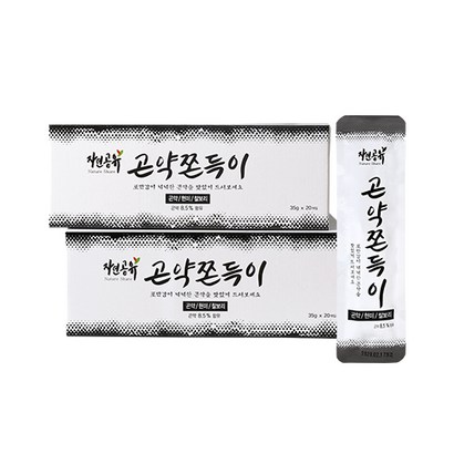 자연공유 곤약쫀드기 리뷰후기