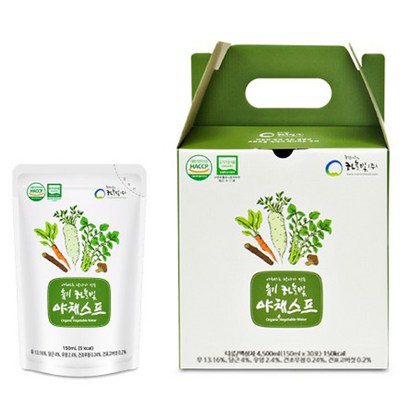 유기농야채수 유기하늘빛 야채스프 30포