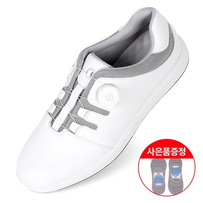 a 소가죽 스파이크리스 다이얼 남성 골프화 스니커즈 운동화 소가죽골프화 사은품 증정