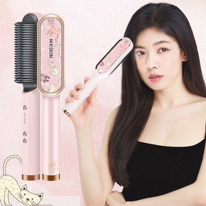 keka 빗 고데기 매직기 세라믹 TC 30초 예열 헤어케어