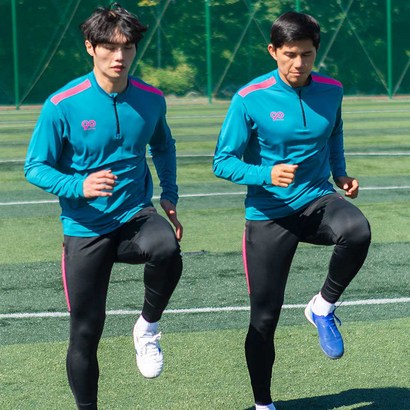 나인티플러스 19 포지 하프집업다크그린핑크 하프집업