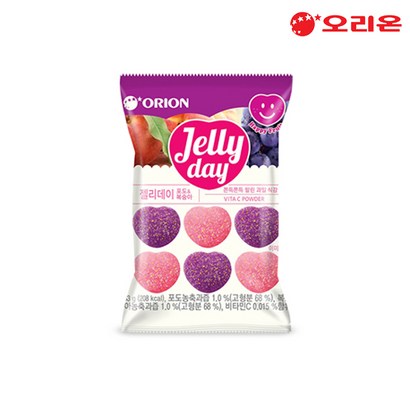 오리온 젤리데이 포도&복숭아