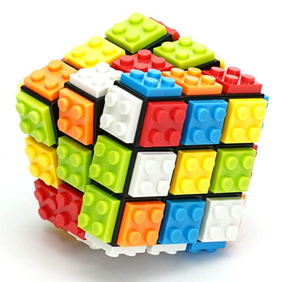 밍글토이 3x3 레고 블럭 큐브 화이트 블랙 리뷰 후기