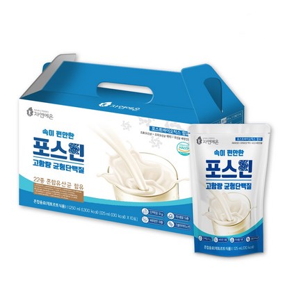 자연에온 마시는 유산균 단백질음료 포스틴 리뷰후기