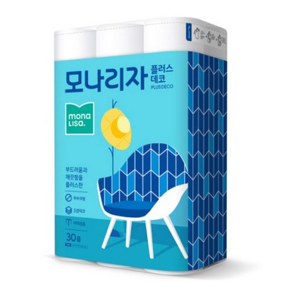 모나리자 녹스 플러스 데코 화장지 리뷰후기