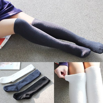 지오마켓 따뜻한 무지 롱수면양말 리뷰 후기