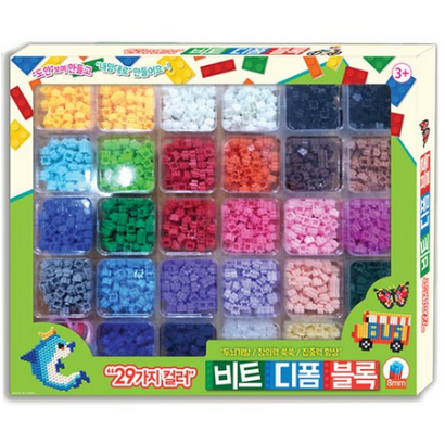 29가지 컬러 비트 디폼블록
