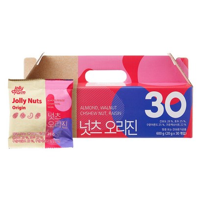 하루한봉 견과류 선물세트 매일견과 오리진 30봉세트 /1일1넛 /건강간식/영양 만점