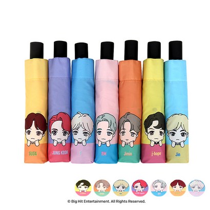 BTS 3단 완전자동우산 리뷰후기
