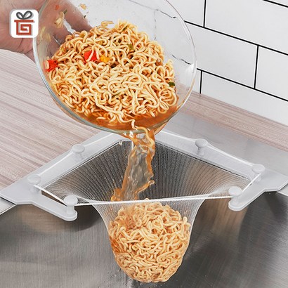 기프템 싱크대 음식물쓰레기 접이식 거름망