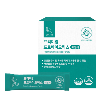 H365 피에이치365 프리미엄 프로바이오틱스 패밀리 유산균 가족 100억