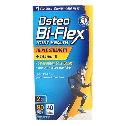 오스테오바이플렉스 조인트 헬스 트리플 스트랭스 비타민 D 코티드 타블렛 글루텐 프리