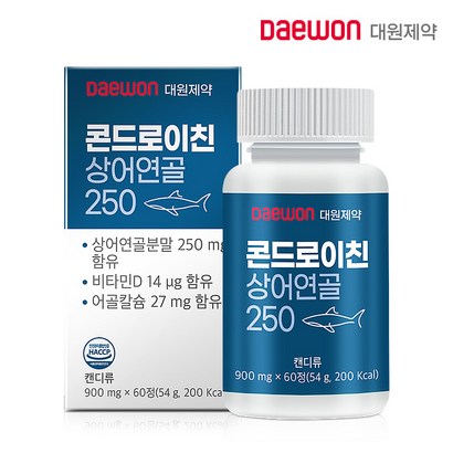 대원제약 콘드로이친 상어연골 250 60정