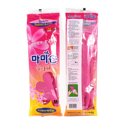 마미손 플라워 고무장갑 중 리뷰후기