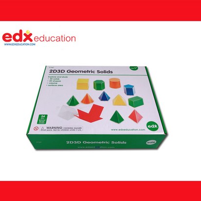 EDXKOREA EDX 2D3D 지오메트릭솔리즈 입체도형교구