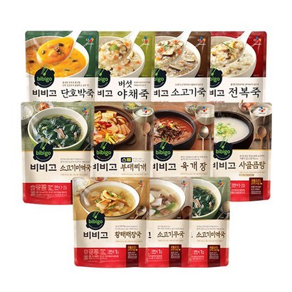 CJ/비비고 녹두닭죽 /즉석죽/닭죽