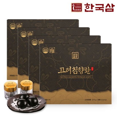 한국삼 고려침향환 330환4박스