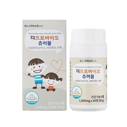 지엠팜 유아용 더프로바이오 츄어블 유산균