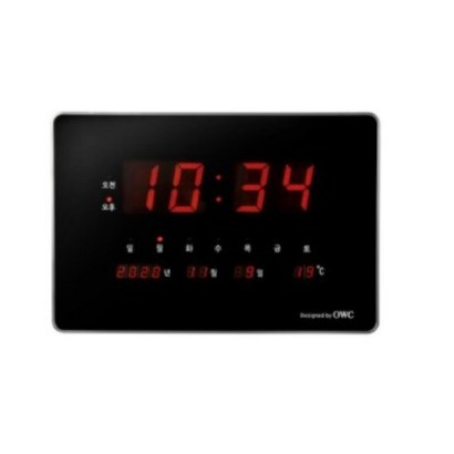 orient 클린 ED 캘린더 디지털벽시계