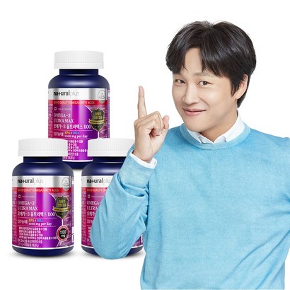 내츄럴플러스 장용성 오메가3 울트라맥스 1100 비타민D