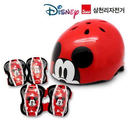 미키 어반형 헬멧보대 어린이 자전거 킥보드