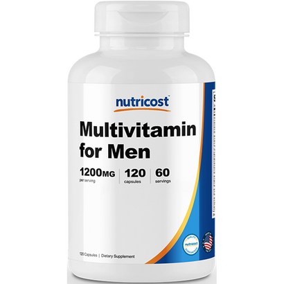 뉴트리코스트 멀티비타민 포 맨 캡슐 120캡슐 1서빙 60회분 utivitain for en Casues