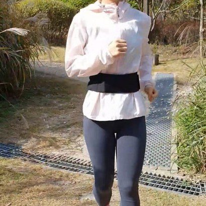 우끼노 러닝벨트 벨크로 핸드폰 수납 플립벨트