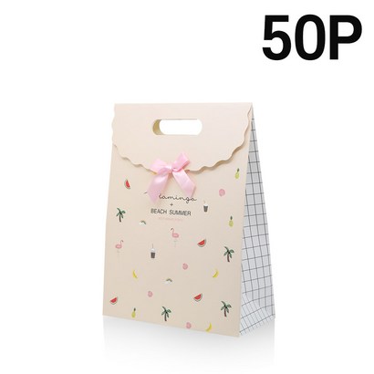 리드홈 튼튼한 코팅 쇼핑백 러블리 50P 리뷰후기