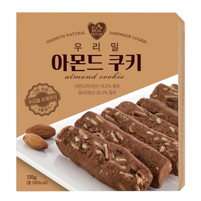 에코맘하우스 우리밀아몬드 쿠키