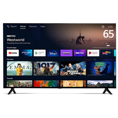 와이드테크 TV 구글TV UHD TV 스마트TV AI 안드로이드TV HDR 리뷰후기