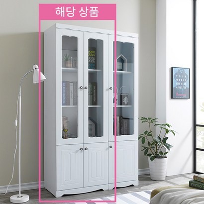 엣지퍼니처 코델 채움 1800 유리 장식장