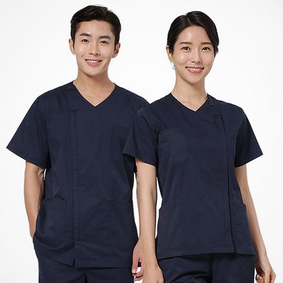 세경 T/C 스판 옆지퍼네이비 350 수술복 리뷰후기