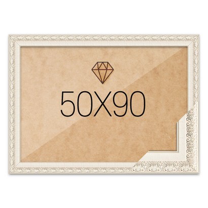 보석십자수액자 50x90 고급형 매트화이트