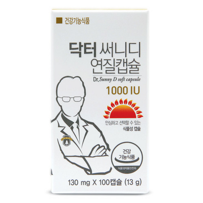 에프앤디넷 닥터 써니디 연질캡슐 1000IU 130 100캡슐