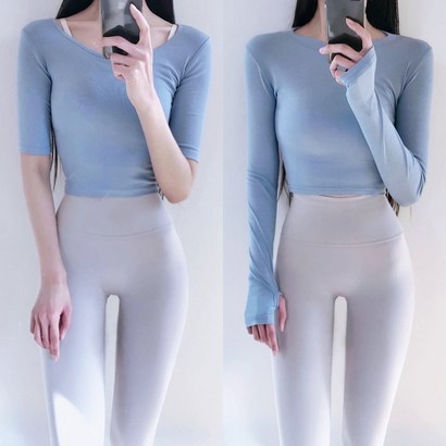 로라벨 베스트 필라테스복 요가복 필라테스옷 요가 상의 긴팔 반팔 운동복 리뷰 후기